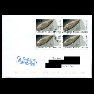 Archaeological finds in Liechtenstein: Utensils on used FDC from 2016