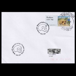 Neanderthals on FDC of Gibraltar 2025