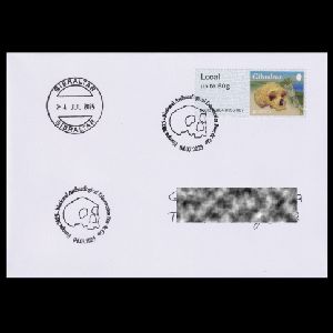 Neanderthals on FDC of Gibraltar 2025