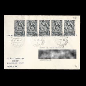 FDC of netherland_1962_env_used