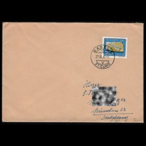FDC of switzerland_1961_env_used