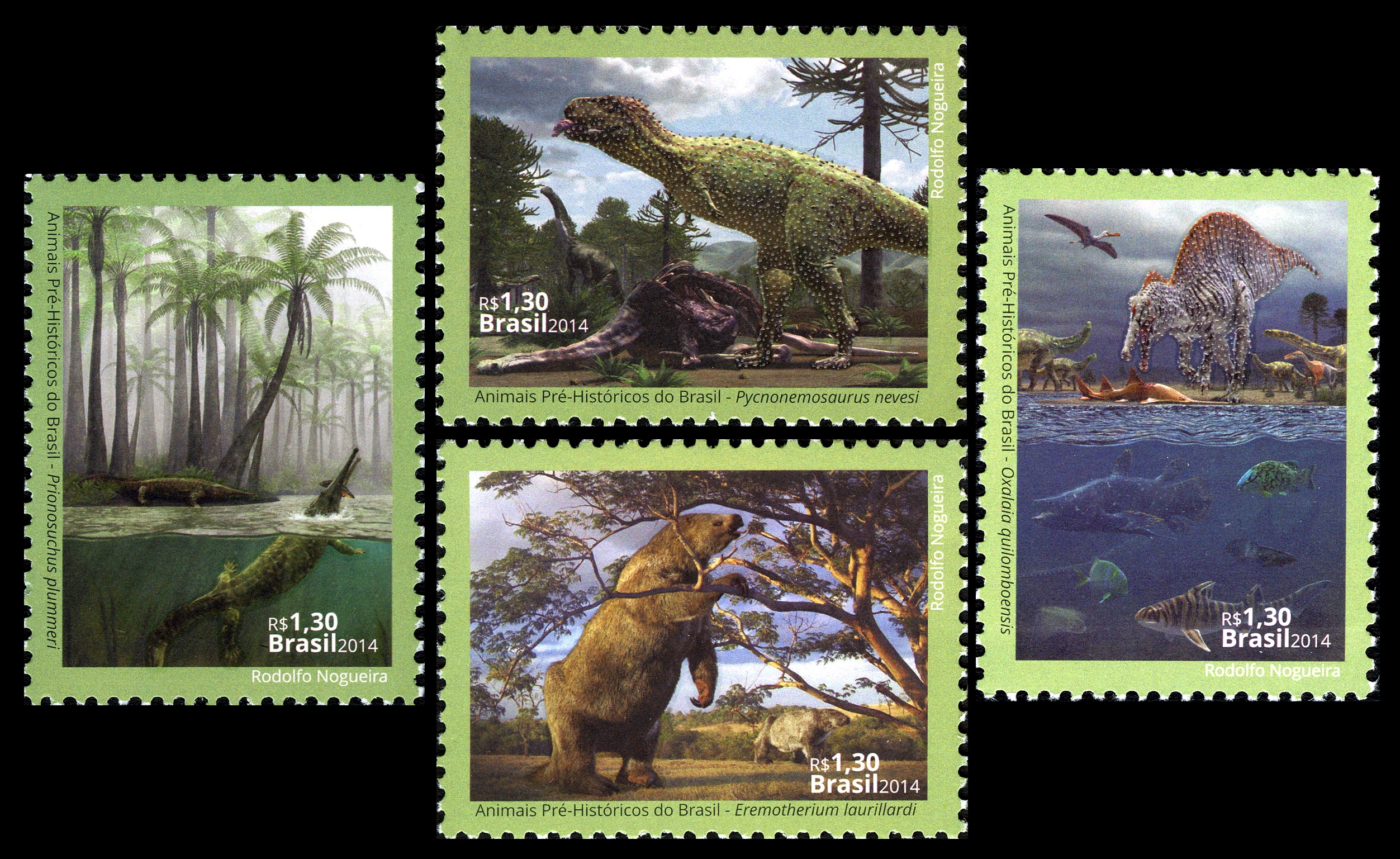  - Brazil 2014 Prehistoric Animals