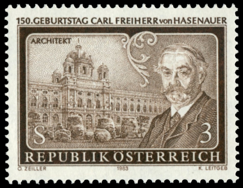 The Museum of Natural History Vienna on stamp of Austria 1983