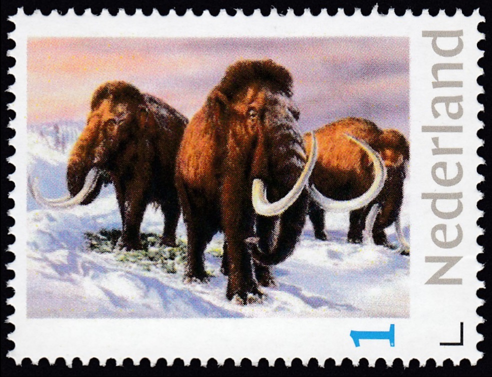  - paleontology stamps of Netherlands