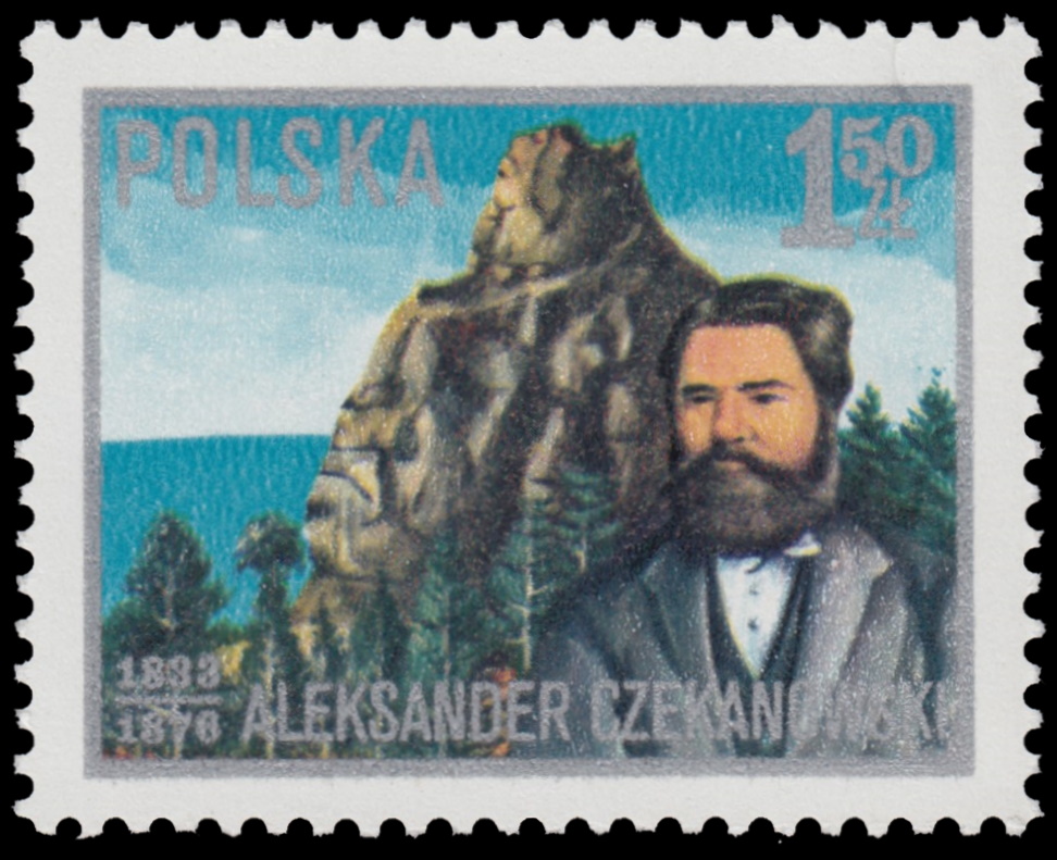 Aleksander Piotr Czekanowski on stamp of Poland 1976