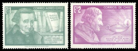 Juan Ignacio Molina on stamps of Chile 1968