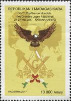 Official stamp of Madagaskar 2017