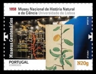 Natural History museum of Lisbon on stamp of Portugal 2019