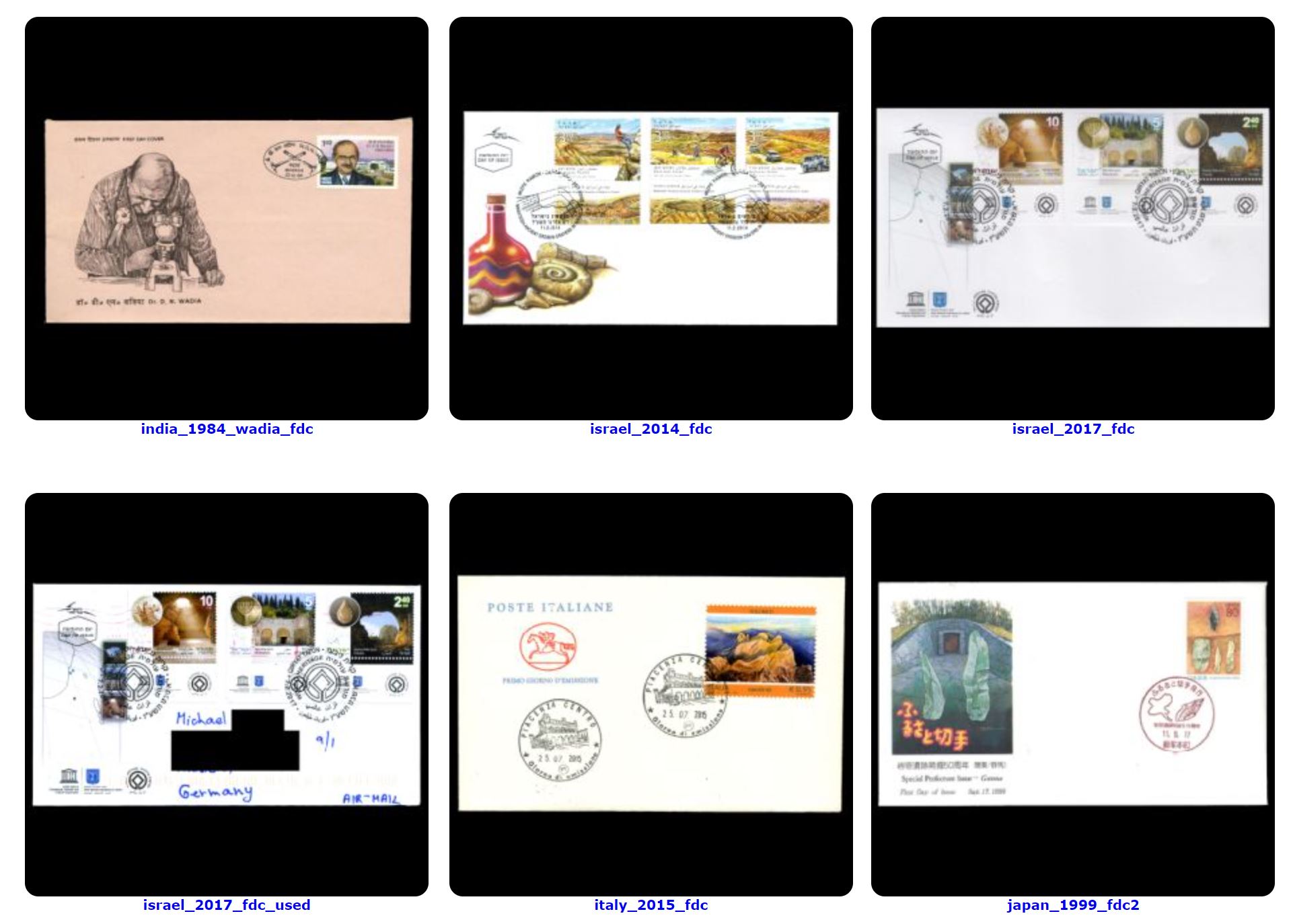 Gallery of Paleontology and Paleanthropology related FDC covers.