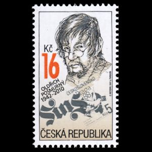 Oldřich Pošmurný on stamps of Czech Republic 2017