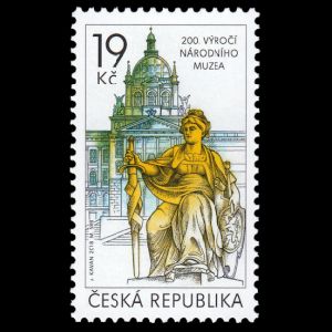 National Museum in Prague on stamps of Czech Republic 2018