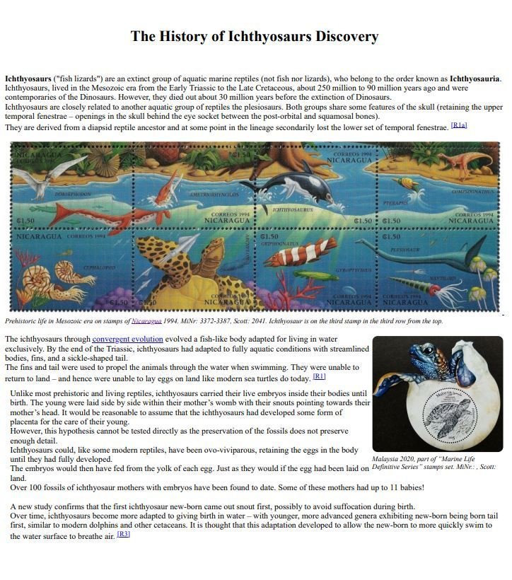 The History of Ichthyosaurs Discovery