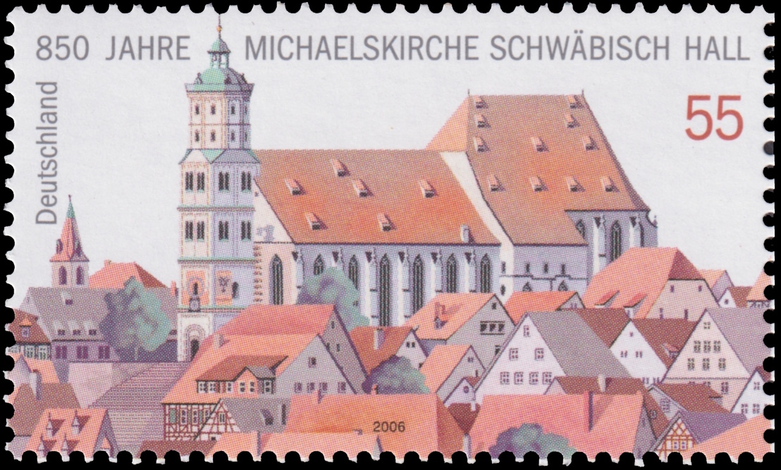 St. Michael's Church on stamp of Germany 2006 St. Michael's Church on stamp of Germany 2006