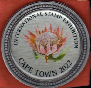 Medal of Paleophilatelie website at CAPE TOWN 2022