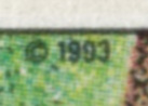 Hidden date on dinosaur stamp of Canada 1993