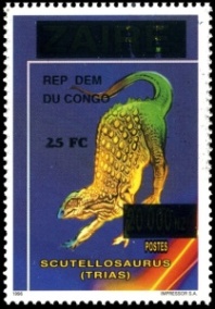 Stamps of the Democratic Republic of the Congo 2000, overprinted on Zaire stamps