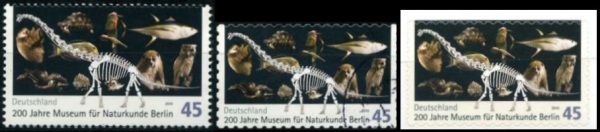 Mint and self adhesive stamps Bicentennial of Berlin Natural History Museum of Germany 2010