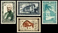 Paleoanthropology related stamps of Monaco 1949