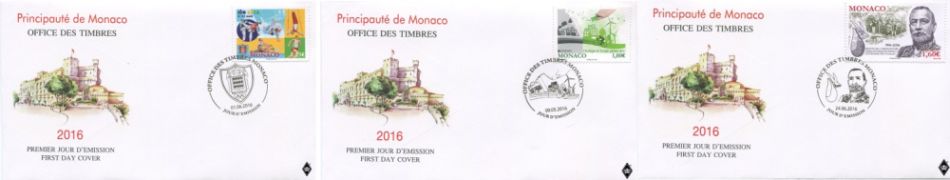 FDC of Monaco 2016