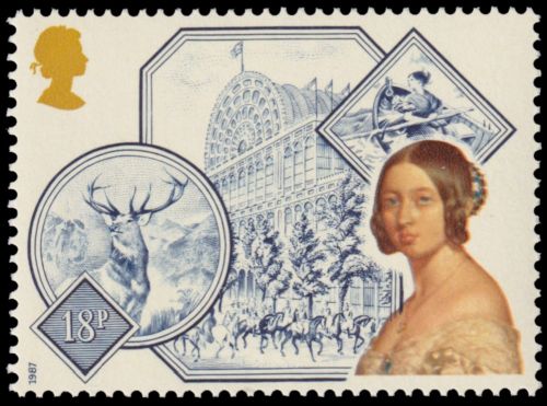 Queen Victoria on stamp of Great Britain 2019
