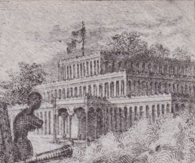 Crystal Palace during the Great Exhibition in 1851, on a Souvenir-Sheet of the Falkland Islands 2001 Crystal Palace during the Great Exhibition in 1851, on a Souvenir-Sheet of the Falkland Islands 2001