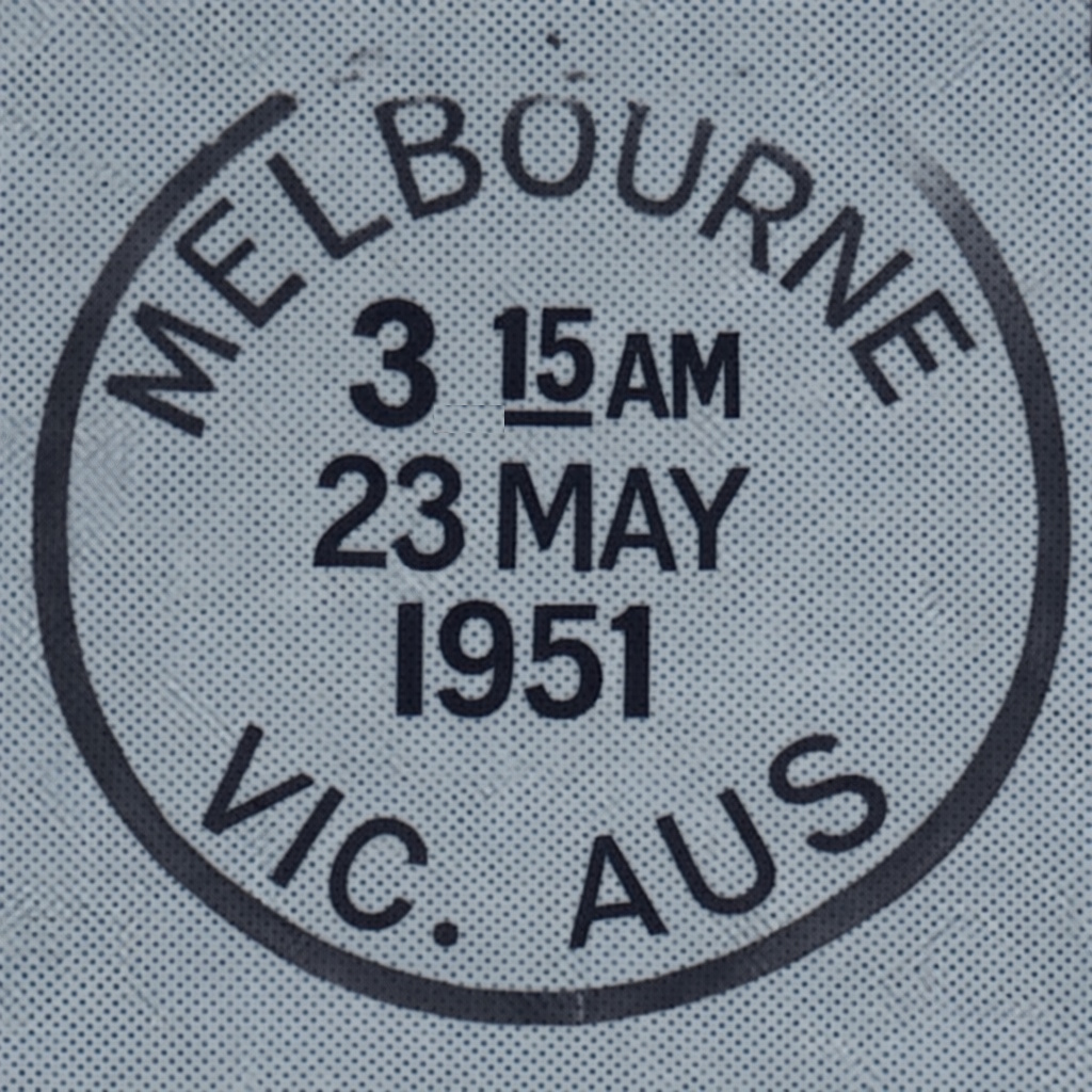 The reconstructed postmark