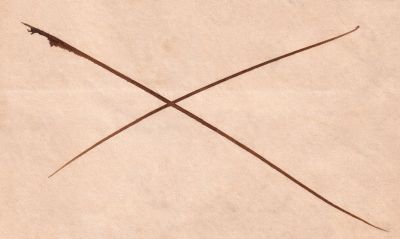 The large ink cross