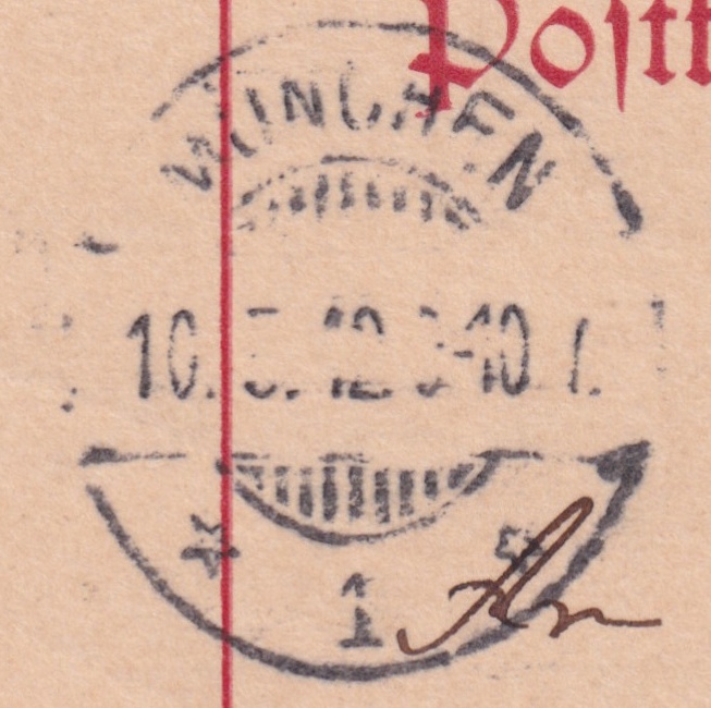 The postmark from the postcard The postmark from the postcard