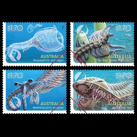Creatures of the Palaeozoic on stamps of Australia 2026