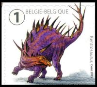 Kentrosaurus stamp of Belgium 2015