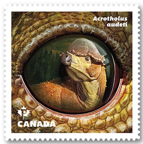 Acrotholus on stamp Canada