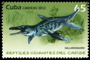 Gallardosaurus on stamp of Cuba 2013