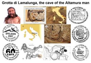 Altamura Man in philately