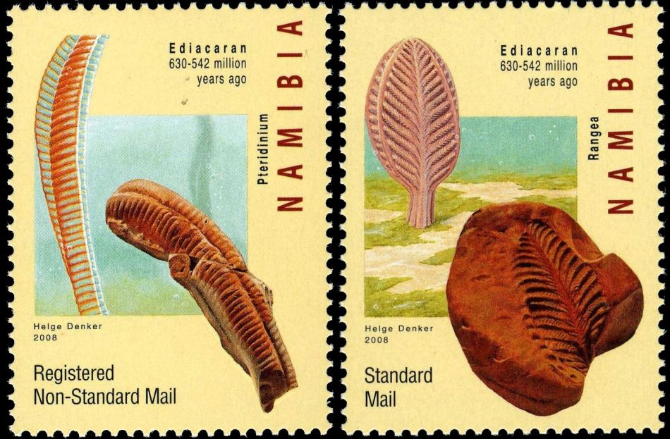 Ediacaran fossils on stamps of Namibia