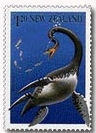 Mauisaurus on stamp of New Zealand 1993