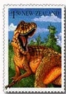 Carnosaur on stamp of New Zealand 1993