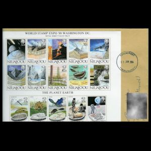 Evolution of the Earth on stamps of Niuafoʻou 1989