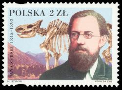 Jan Czerski on stamp of Poland 2002