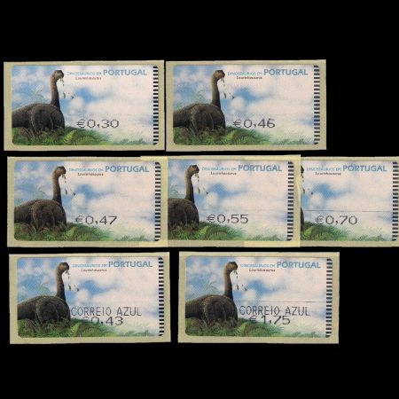 dinosaur ATM stamps of Portugal 2003