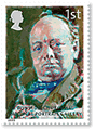 Sir Winston Churchill on stamp of UK 2006