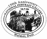 postmark showing Walmer Castle.