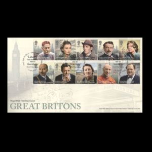 Great Britons FDC of UK 2013