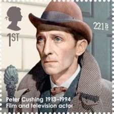 Peter Cushing on stamp of UK 2013