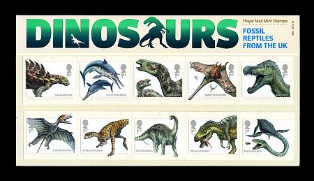 dinosaurs of Mexico on Souvenir Sheet from 2006
