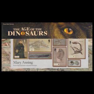 Prehistoric animals on the Age of the Dinosaurs FDC of Great Britain 2024