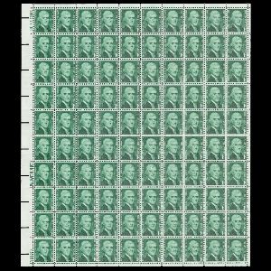 Thomas Jefferson on stamps of USA 1968