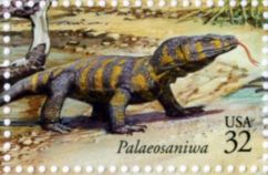 Palaeosaniwa on stamp of USA 1997