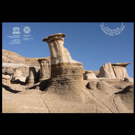 UNESCO World Heritage Sites Post Card of Canada 2015