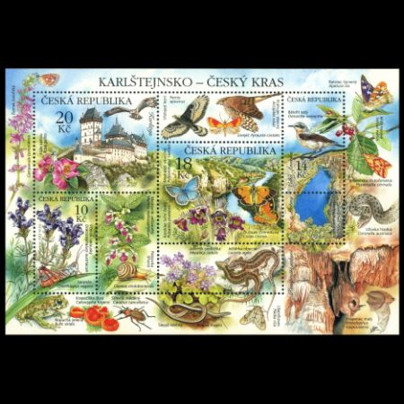 Nature Protection - Karlstejn Region stamps of Czech Republic 2013