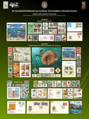 Philatelic exhibits about animals and human evolution